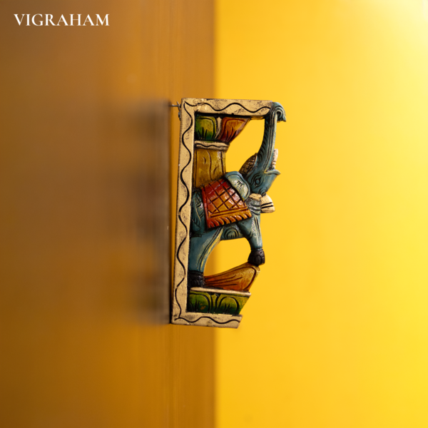Elephant Wall bracket Blue Colour
