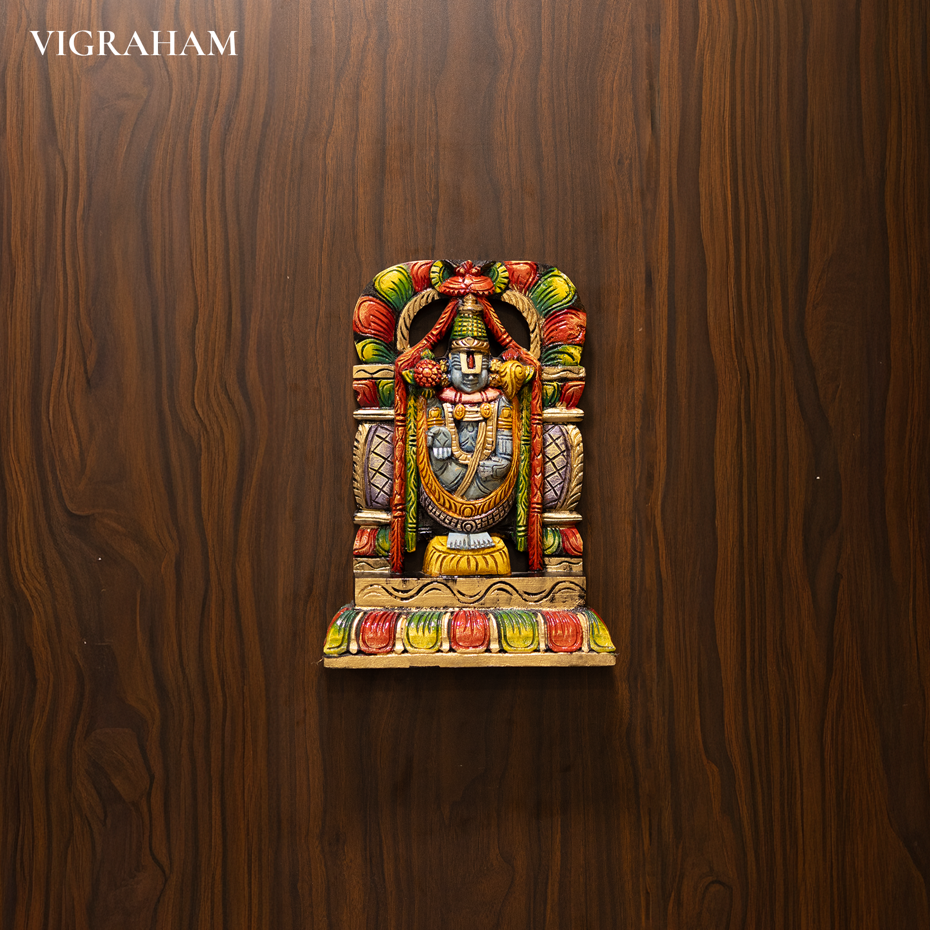 Tirupathi balaji Full Frame Wall Panel