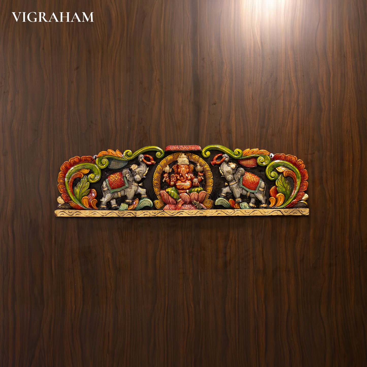 Vinayagar with elephant Wall Panel