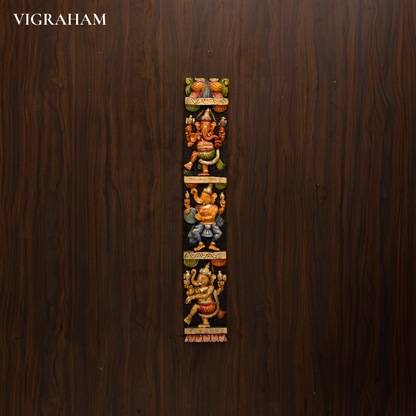 Ganesha vertical Wall Panel 