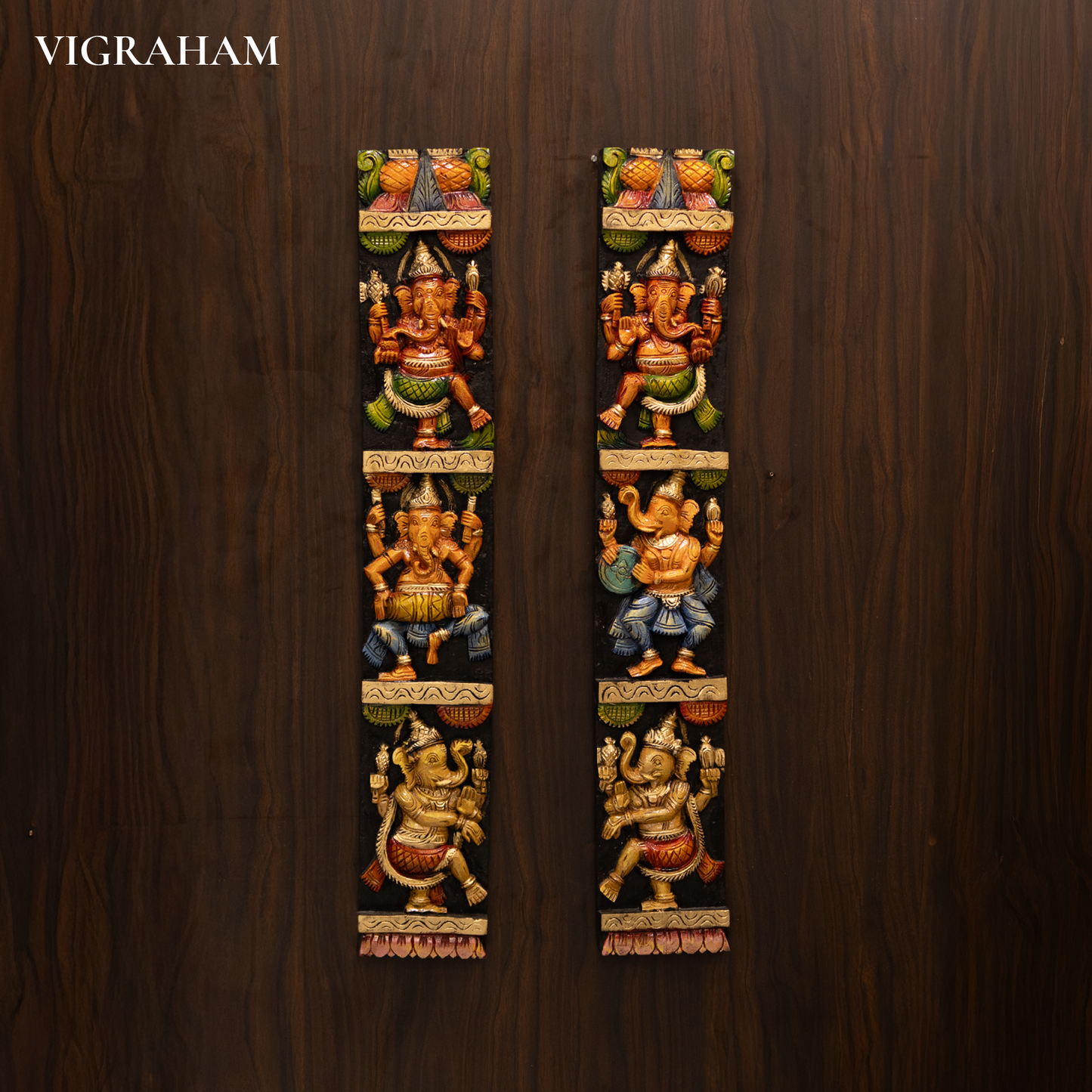 Ganesha vertical Wall Panel Set