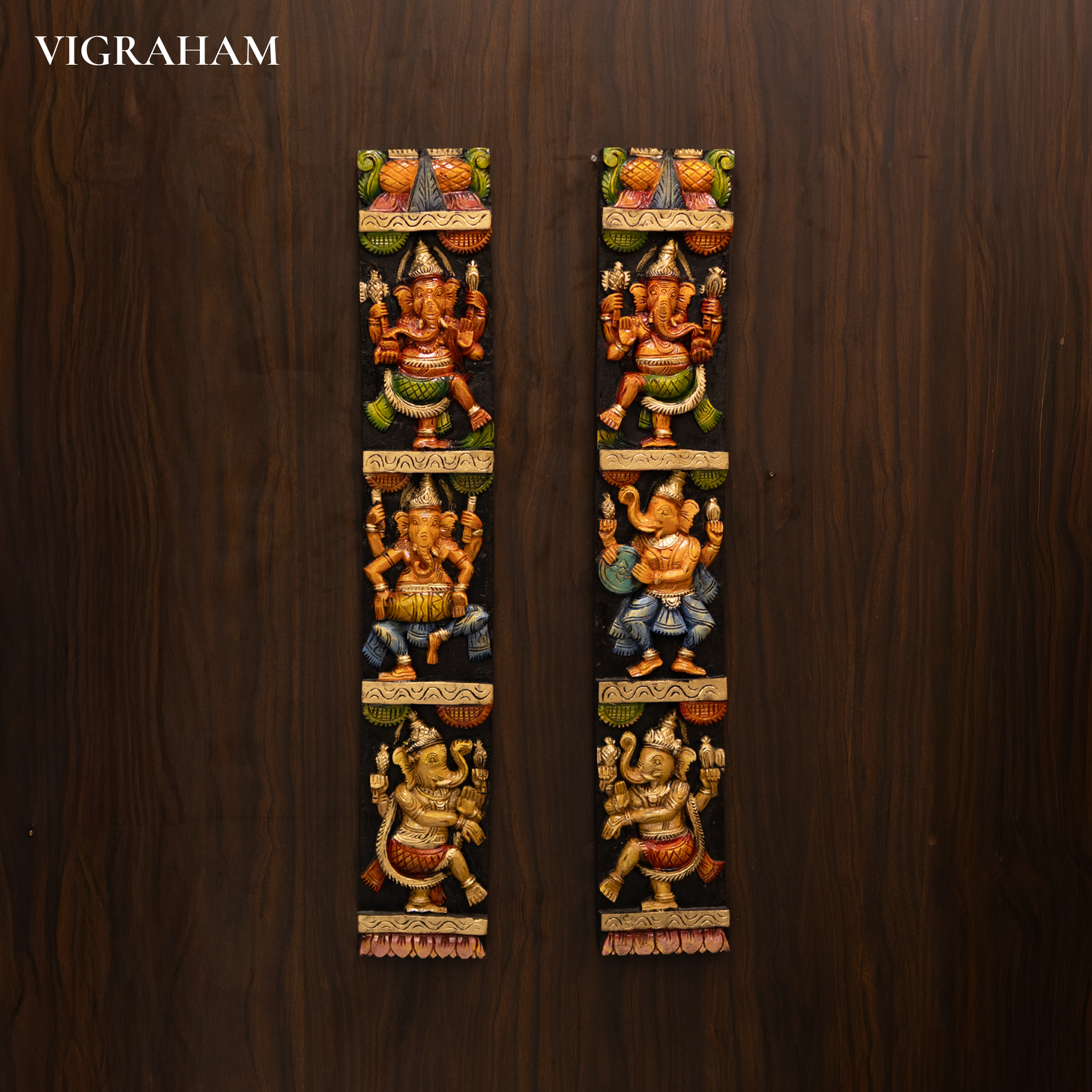 Ganesha vertical Wall Panel Set