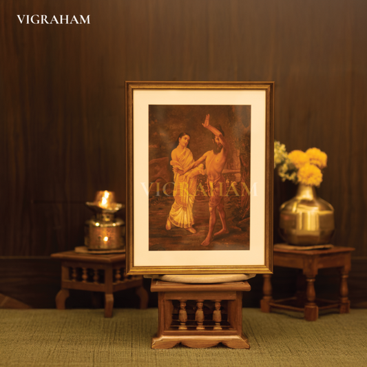 The Birth of Shakuntala - Raja Ravi Varma Painting