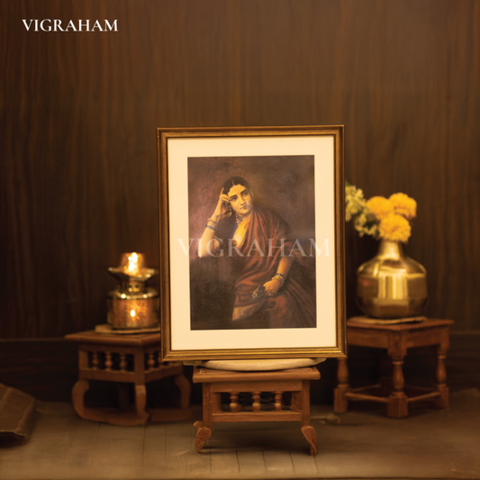 Maharastrian Woman (1893) - Raja Ravi Varma Painting