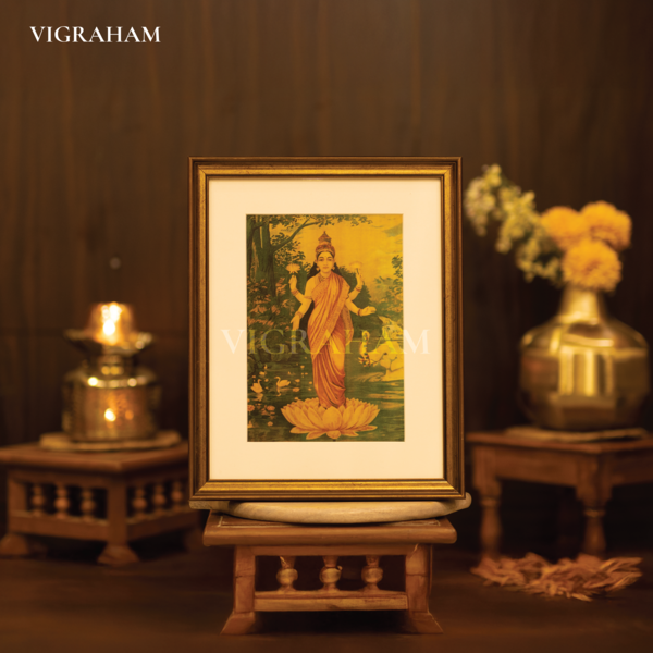 Lakshmi - Raja Ravi Varma Painting