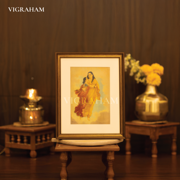 Menaka and Shakuntala - Raja Ravi Varma Painting