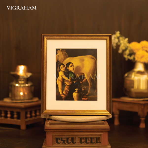 Yashoda Krishna - Raja Ravi Varma Painting