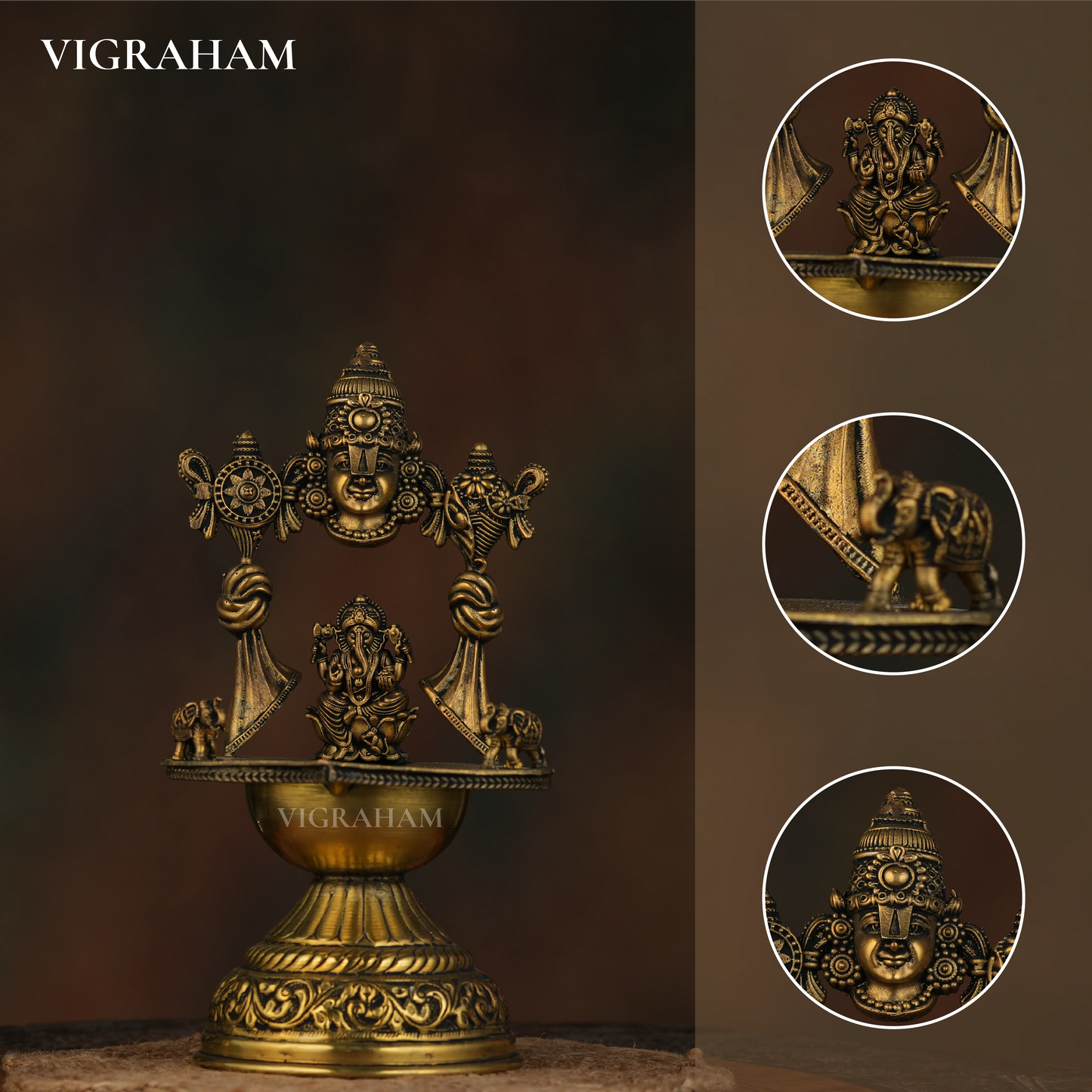 PERUMAL GANESHA (8 inch)